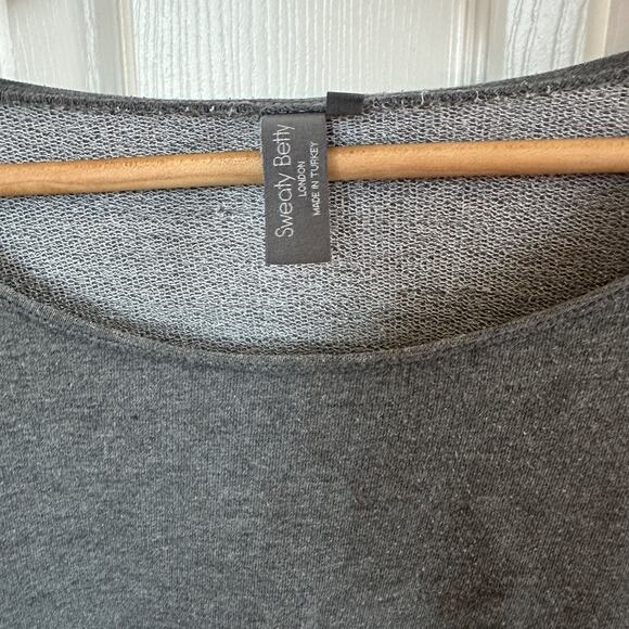 sweaty betty london women’s gray long sleeve pullover sweatshirt size large - Picture 3 of 7